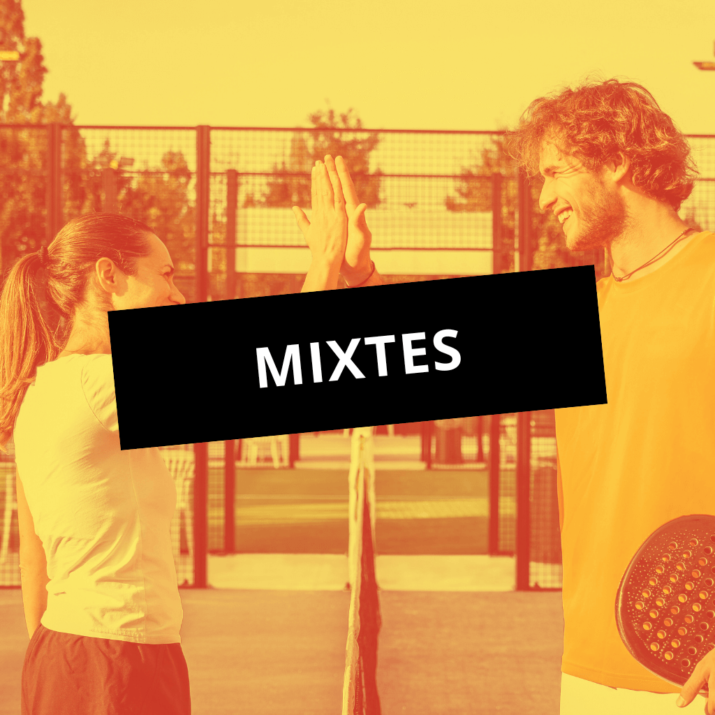 Un match de padel mixte avec joueurs et joueuses réunis sur le court à Amiens